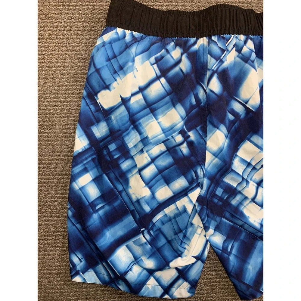 Men's Zeroxposur Swim Trunks Galaxy Safety Pouch Size Large